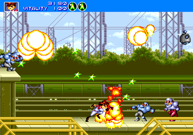 Gunstar Heroes  Sega Mega Drive 2