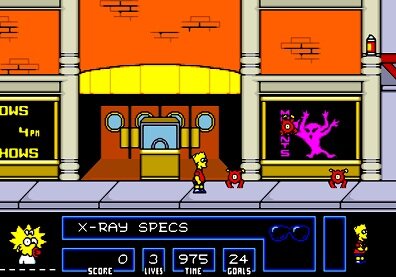 The Simpsons - Bart vs. the Space Mutants  Sega Mega Drive 2